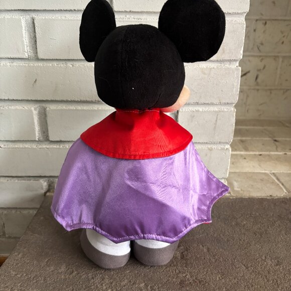 Disney 13" Mickey Mouse Skeleton Halloween Plush Dancing & Singing UNTESTED - Picture 7 of 7